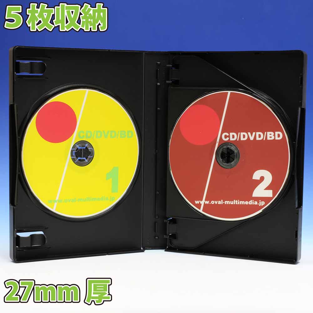 27mm�� 5���Ǽ M���å�DVD�ȡ��륱���� �֥�å� 1�� Blu-rayDisc��Ǽ��ǽ