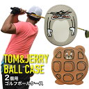 ポイント8倍トムとジェリー トム ジェリー ゴルフ ボールケース 2個用 ボールホルダー ベルトポーチ ティー ボールポーチ メンズ レディース キャラクター ...