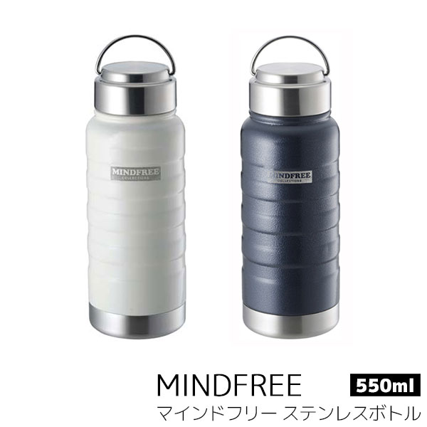 仕様 ＜色＞ ホワイト・ネイビー ＜サイズ＞ （約）Φ75×200mm（実容量：530ml） ※重量：（約）285g ＜材質＞ 内ビン：18-8ステンレス鋼 胴部：18-8ステンレス鋼 フタ栓：ポリプロピレン・ステンレス鋼 パッキン：シリコ...