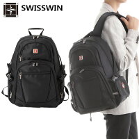 【明日楽対応】 swisswin リュック リュックサック 大容量 防水 レディース メンズ リュック アウトドア バッグ 高校生 カジュアル 登山 リュック 通学 旅行バッグ ノートPC収納 ビジネス 通勤用 おしゃれ 大人 多機能 軽量 大きめ 27L　SW9038 父の日