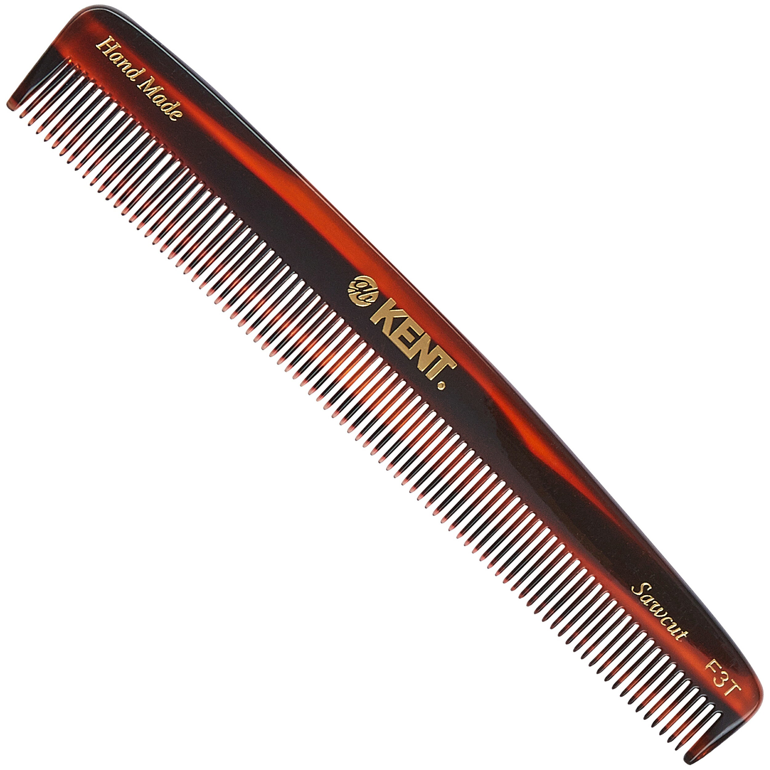 【GB KENT 公式】ケント 高級 ハンドメイド ヘアコーム 英国王室御用達 163mmポケットコーム F3T 天然由来樹脂 携帯 持ち運び 持ち歩き 細い 細かめ 櫛 くし 静電気防止 艶 ツヤ サラサラ シンプル メンズ レディース 兼用 プレゼント ギフトにもおすすめ