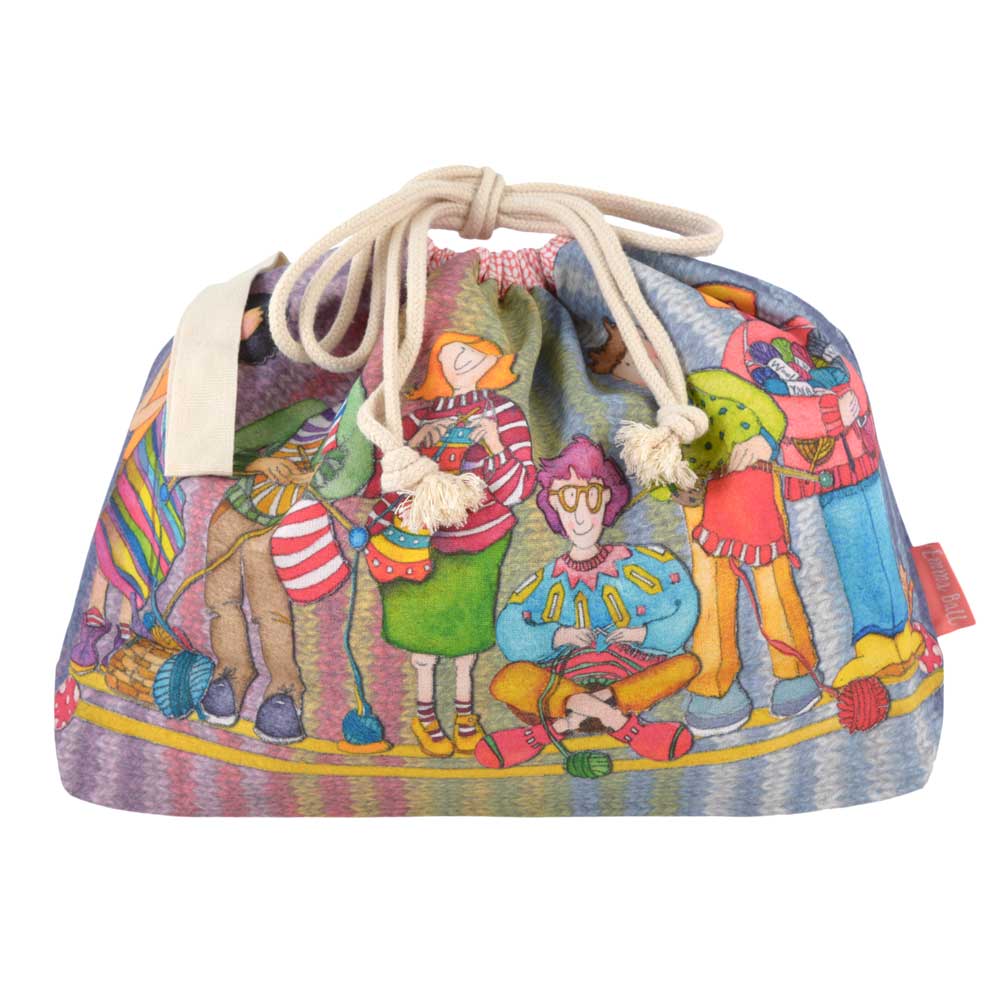 Emma Ball 巾着袋 小物入れ ポーチ [39cm×27cm] ポーチ バッグインバッグ かわいい おしゃれ パース プ..
