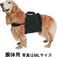 【大型犬用介護用品】歩行補助ハーネス（胴体用／Mサイズ）【あす楽対応】