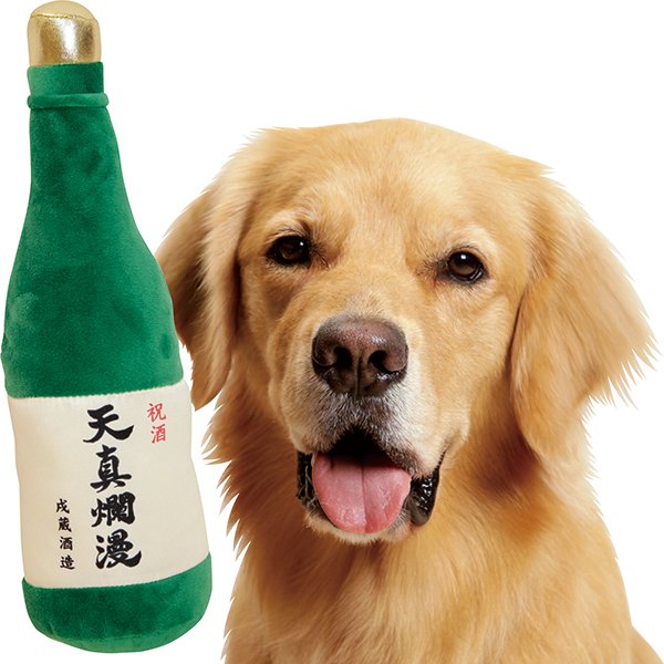 日本酒「天真爛漫」【犬用ぬいぐるみおもちゃ】＜あす楽対応＞