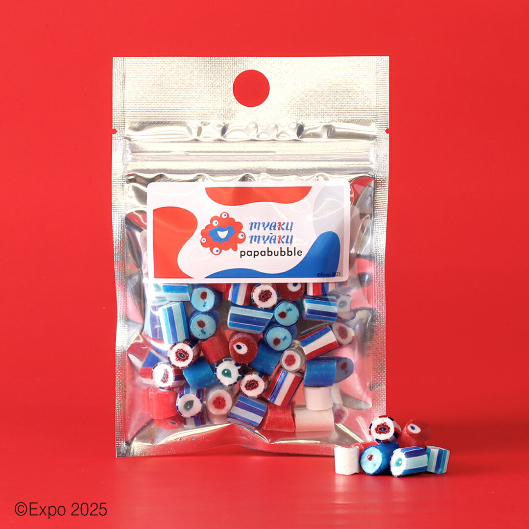 ＼ポイント10倍／【 ミャクミャクミックス2袋セット 】 40g×2袋　ギフト プチギフト お菓子 詰め合わせ キャンディ プレゼント 実用的 かわいい インスタ映え パパブブレのサムネイル