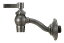 おしゃれ 蛇口 レトロ 水栓 エッセンス NEW 横豆栓 ブロンズ 単水栓 手洗い 横水栓 水道（旧品番 E382022）