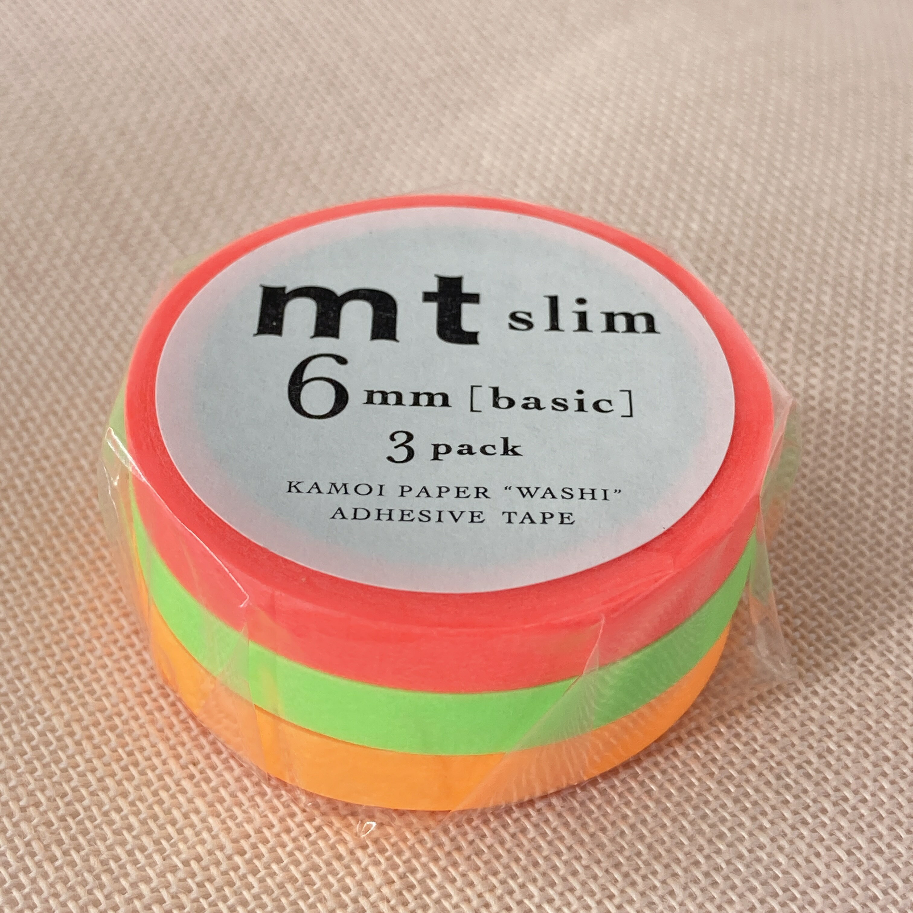 カモ井加工紙 mt slim I basic マスキングテープ MTSLIM15R