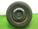 ★フィット ハイブリッド GP1★1本 175/65R15 ホンダ 純正 スチール 100 4H 56mm 15インチ 5.5J 中古 タイヤ ホイール