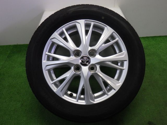 ★ヴィッツ ハイブリッド U NHP130★1本 185/60R15 トヨタ 純正OP アルミ 100 4H 15インチ 5.5J +45 中古 タイヤ ホイール 130