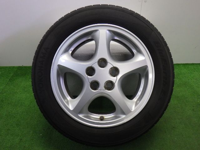 ★カレン XS ST206★1本 205/55R15 トヨタ 純正 アルミ 100 5H 54mm 15インチ 7J +45 中古 タイヤ ホイール