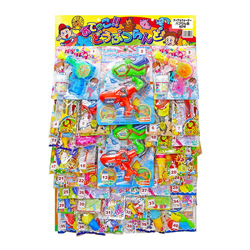 台紙玩具 デュアルウォーターバブりん当(40付) NAKKJ45184