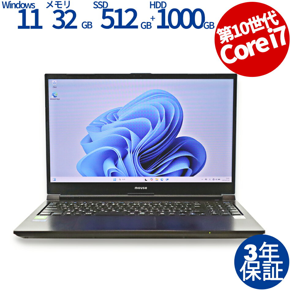 ڴָ2,000ߥեݥ MouseComputer K5-I7CMLBB ťѥ Ρ A4 Windows 11 Pro ̵LAN...