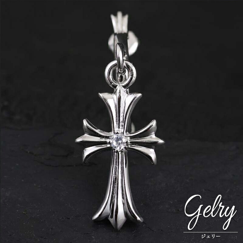 メンズ ピアス ホワイトゴールド 18K ゴールドGP クロスフープピアス 十字架 ジュエリー 贈り物 誕生日 アクセサリー シルバー 彼氏 人気 ブランド ゴルフ 忘年会 景品(4)