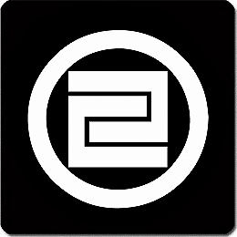 【送料無料】家紋シール 丸に二の角字紋 丸型 or 四角 KS-5801