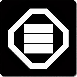 【送料無料】家紋シール 隅切り三本角 丸型 or 四角 KS-6495