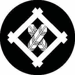 乐天商城 - 【送料無料】家紋シール 井桁に違い鷹の羽 丸型 or 四角 KS-0067