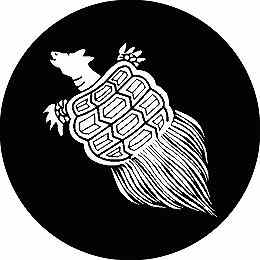 乐天商城 - 【送料無料】家紋シール 一つ亀 丸型 or 四角 KS-0084