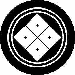 乐天商城 - 【送料無料】家紋シール 陰丸輪に四つ目 丸型 or 四角 KS-0147