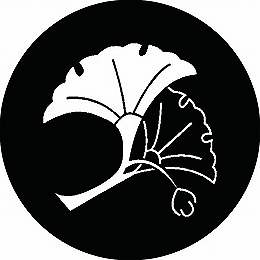 乐天商城 - 【送料無料】家紋シール 陰陽銀杏 丸型 or 四角 KS-0221