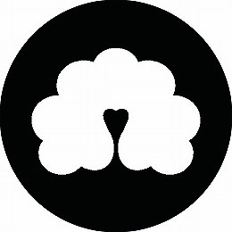 乐天商城 - 【送料無料】家紋シール 花形州浜 丸型 or 四角 KS-0294