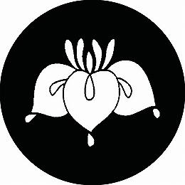 乐天商城 - 【送料無料】家紋シール 花杜若 丸型 or 四角 KS-0301