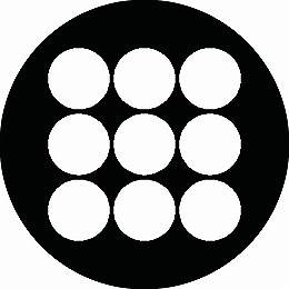 乐天商城 - 【送料無料】家紋シール 角九曜 丸型 or 四角 KS-0333