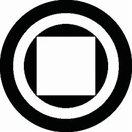 乐天商城 - 【送料無料】家紋シール 丸に一つ石 丸型 or 四角 KS-0420