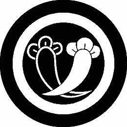 【送料無料】家紋シール 丸に陰陽食違い丁子 丸型 or 四角 KS-0456