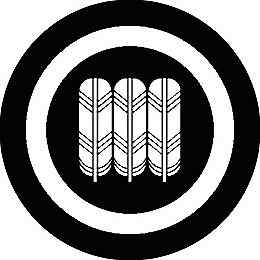 乐天商城 - 【送料無料】家紋シール 丸に三つ並び鷹の羽 丸型 or 四角 KS-0584