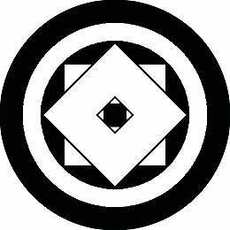 乐天商城 - 【送料無料】家紋シール 丸に重ね釘抜き 丸型 or 四角 KS-0640