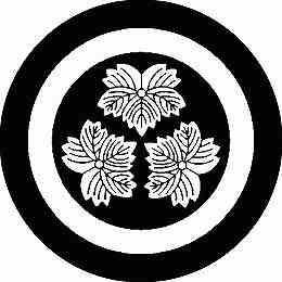 乐天商城 - 【送料無料】家紋シール 丸に尻合わせ三つ鬼蔦 丸型 or 四角 KS-0653