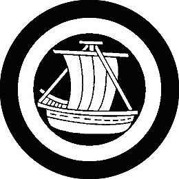 乐天商城 - 【送料無料】家紋シール 丸に帆掛舟2 丸型 or 四角 KS-0741