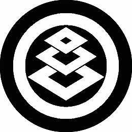 乐天商城 - 【送料無料】家紋シール 丸に変わり三階菱 丸型 or 四角 KS-0773