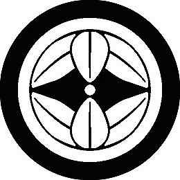 乐天商城 - 【送料無料】家紋シール 丸に六枚笹に露 丸型 or 四角 KS-0831