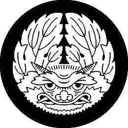 乐天商城 - 【送料無料】家紋シール 鬼牡丹 丸型 or 四角 KS-0860