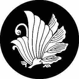 乐天商城 - 【送料無料】家紋シール 菊蝶 丸型 or 四角 KS-0913