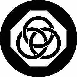 乐天商城 - 【送料無料】家紋シール 隅切り地抜き三つ輪違い 丸型 or 四角 KS-1005