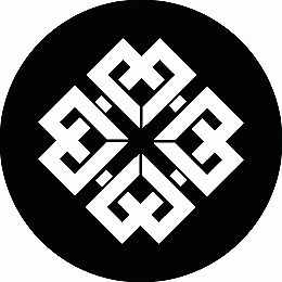 乐天商城 - 【送料無料】家紋シール 隅立て折り込み井筒 丸型 or 四角 KS-1020