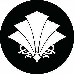 乐天商城 - 【送料無料】家紋シール 結び蝶花形 丸型 or 四角 KS-1041