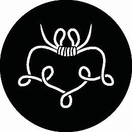 乐天商城 - 【送料無料】家紋シール 結び杜若 丸型 or 四角 KS-1043