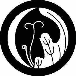 乐天商城 - 【送料無料】家紋シール 月に夕顔 丸型 or 四角 KS-1053