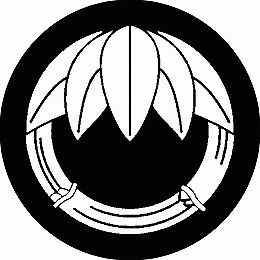 【送料無料】家紋シール 五枚笹竹の丸 丸型 or 四角 KS-1169