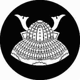 乐天商城 - 【送料無料】家紋シール 後向き兜 丸型 or 四角 KS-1171