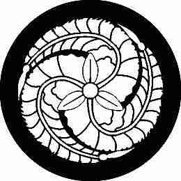 乐天商城 - 【送料無料】家紋シール 黒田藤 丸型 or 四角 KS-1231