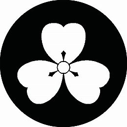 【送料無料】家紋シール 細片喰 丸型 or 四角 KS-1275