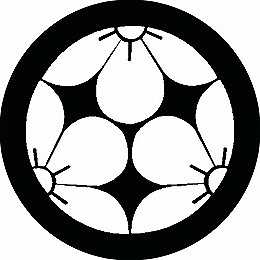 乐天商城 - 【送料無料】家紋シール 三つ割り梅 丸型 or 四角 KS-1368