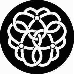 乐天商城 - 【送料無料】家紋シール 三つ組み光琳蔦 丸型 or 四角 KS-1480