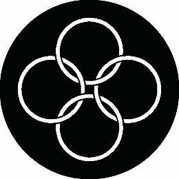 乐天商城 - 【送料無料】家紋シール 四つ金輪 丸型 or 四角 KS-1649