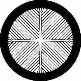 乐天商城 - 【送料無料】家紋シール 四つ若松 丸型 or 四角 KS-1653