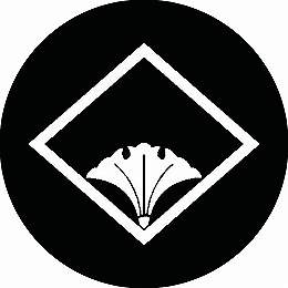 乐天商城 - 【送料無料】家紋シール 糸菱に覗き銀杏 丸型 or 四角 KS-1722